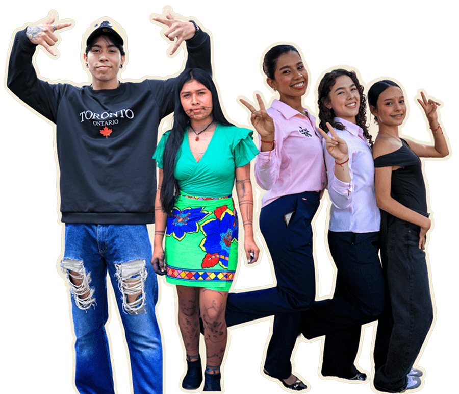 Jóvenes colombianos